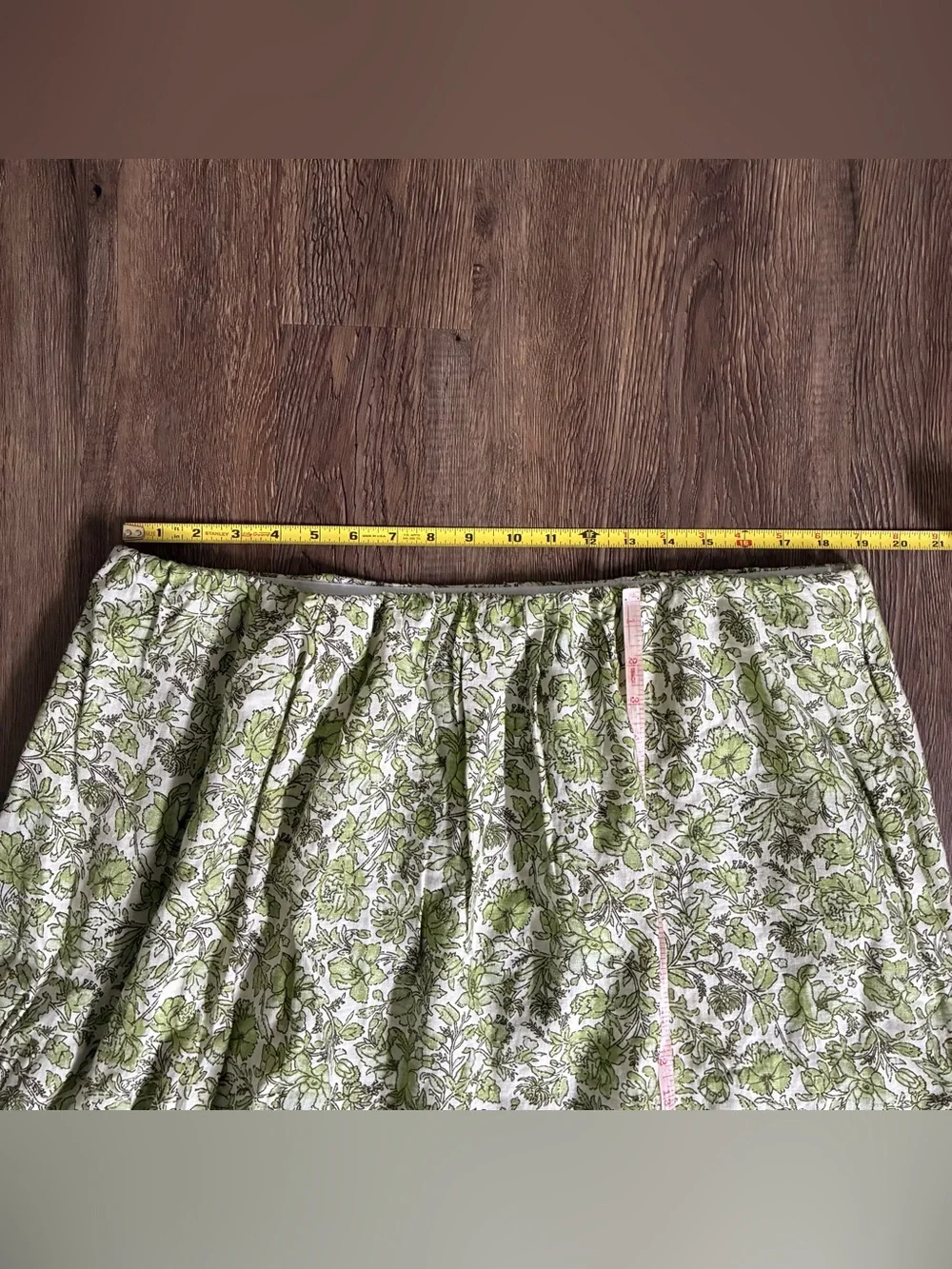J. Crew Linen Maxi Skirt in Tossed Floral